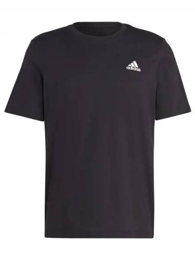 Small logo single jersey short sleeve IC9282 black R - ADIDAS - BALAAN 1