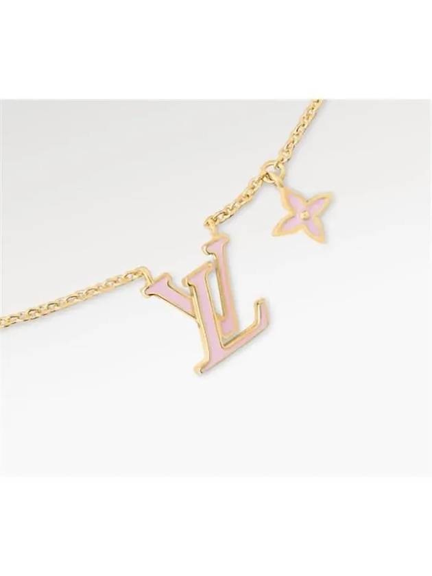 LV Iconic Enamel Necklace Gold - LOUIS VUITTON - BALAAN 5