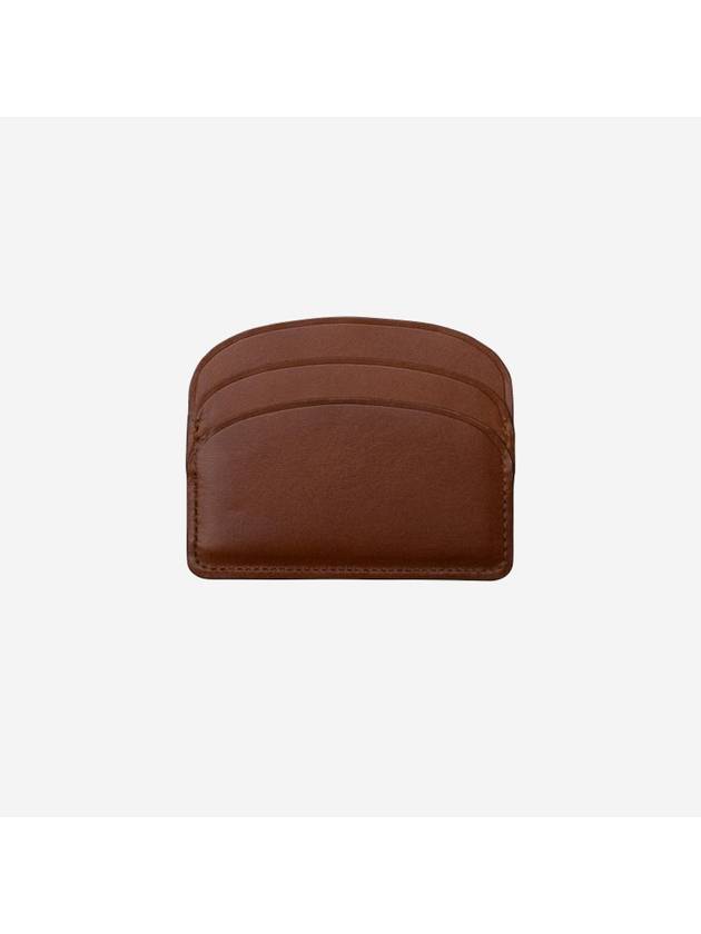 Demi Lune Card Wallet Brown - A.P.C. - BALAAN 3