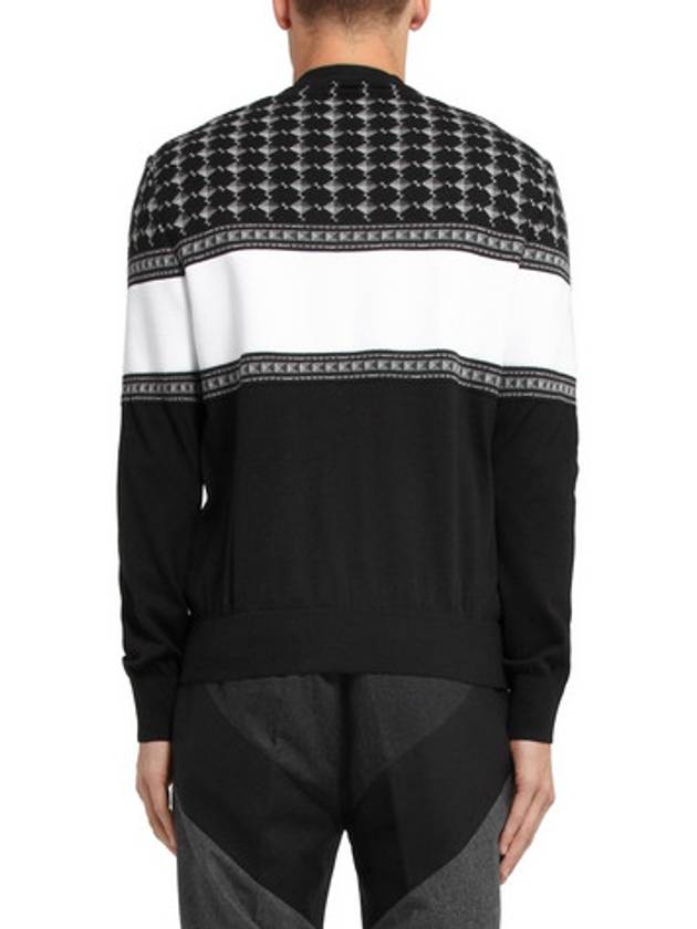 Keffieh Jacquard Wool Sweatshirt - GIVENCHY - BALAAN 5