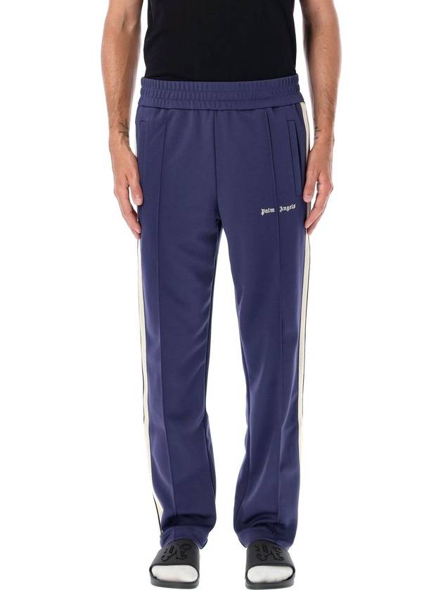 Palm Angels Classic Logo Track Pants Navy Blue - PALM ANGELS - BALAAN 2