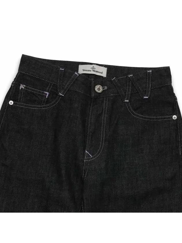 W Harrison embroidered jeans 19020002 W00HF DE BK - VIVIENNE WESTWOOD - BALAAN 3