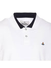 Classic ORB Logo Polo Shirt White - VIVIENNE WESTWOOD - BALAAN 5