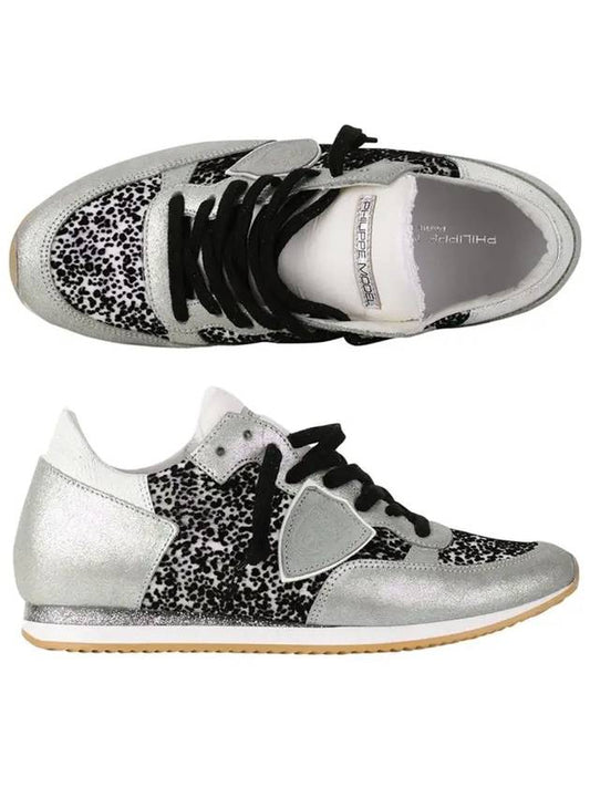 11th Anniversary Women's Tropez Sneakers Silver Black TRLD ST04 - PHILIPPE MODEL - BALAAN 1