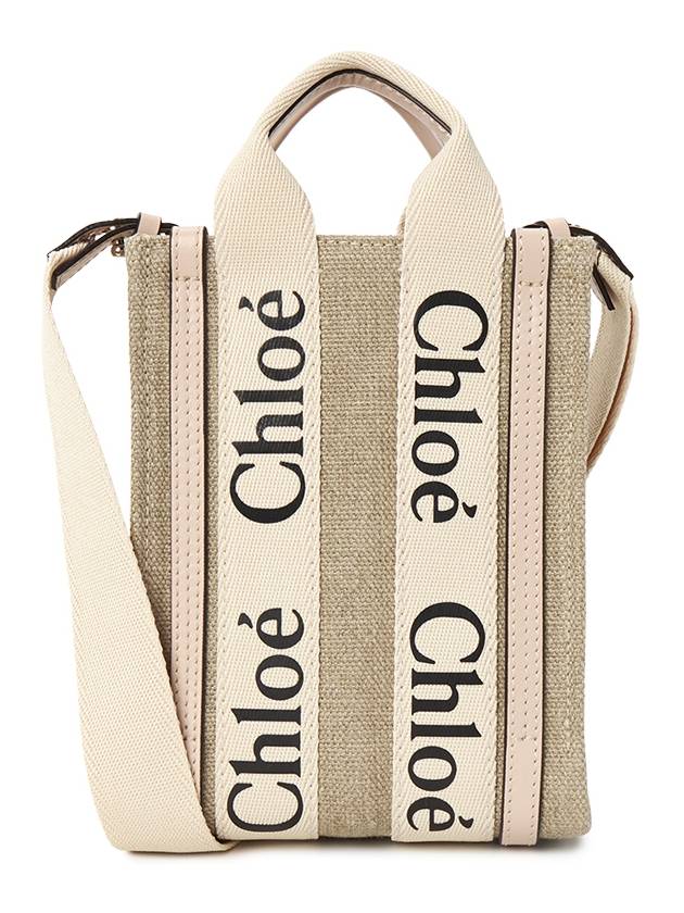 Woody Mini Tote Bag Beige Pink - CHLOE - BALAAN 2