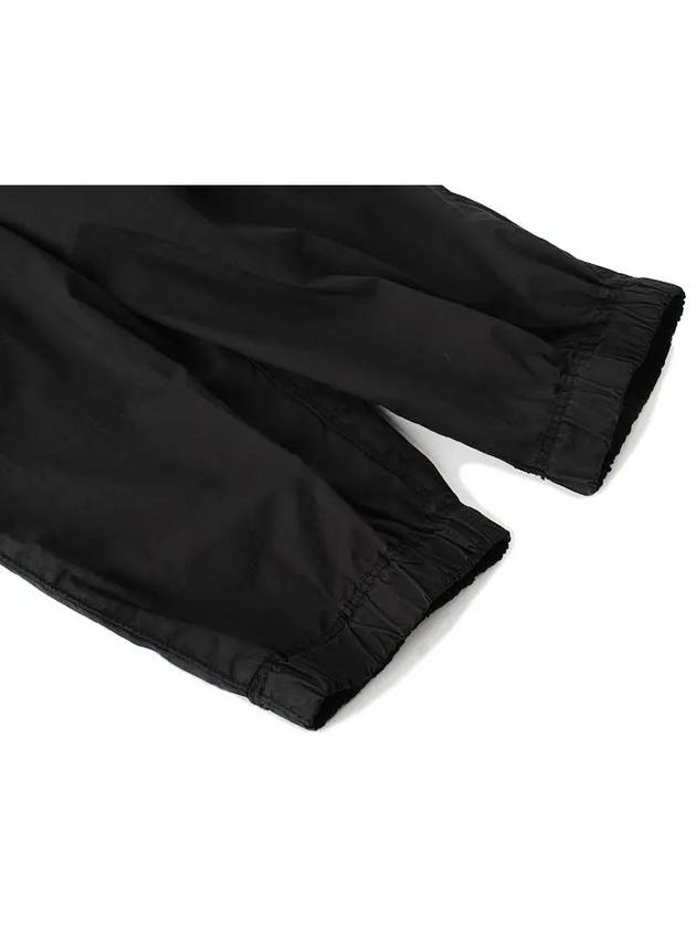 Wappen Logo Straight Pants Black - STONE ISLAND - BALAAN 7