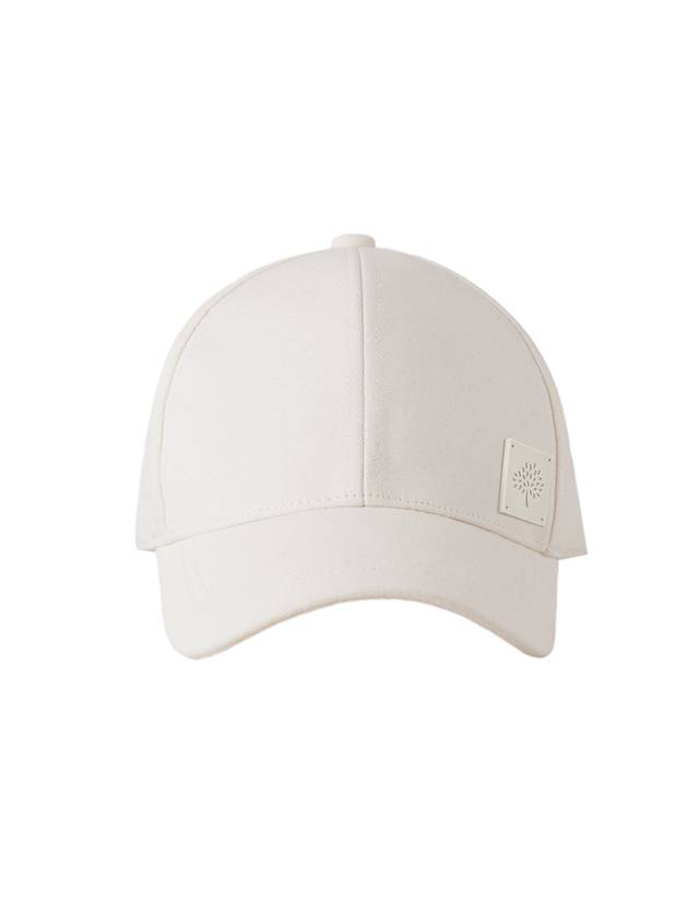 Solid Logo Patch Ball Cap Beige - MULBERRY - BALAAN 1