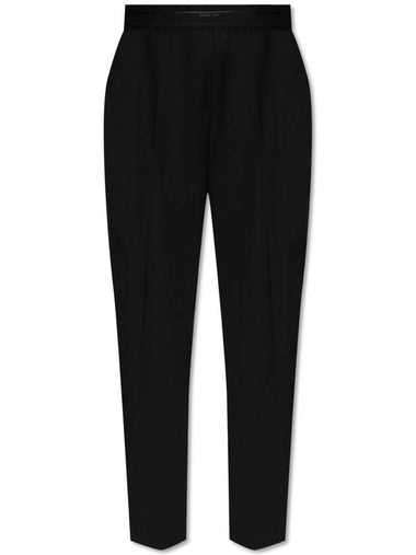 Helmut Lang Pants With Elastic Waistband, Women's, Black - HELMUT LANG - BALAAN 1