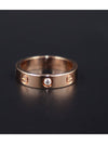 Women s Cartier B4050749 18K Pink Gold Love 1 Point Diamond Wedding Band Ring No 49 gt Gangbuk used luxury goods - CARTIER - BALAAN 7