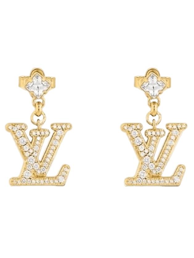 Lady LV Earrings Gold - LOUIS VUITTON - BALAAN 1