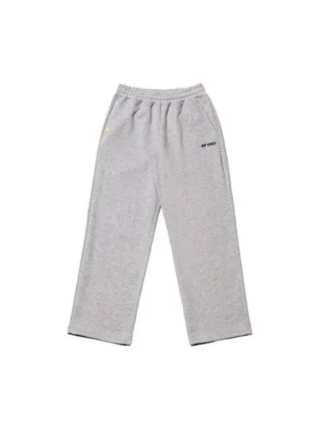 YONEX 245PL002U Melange Gray Unisex Overfit Wide Pants - YOUNESS - BALAAN 1