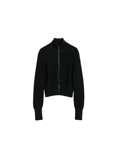 Intact Zipper Turtleneck Bio Resurrect Poly Cardigan Black - OUR LEGACY - BALAAN 1