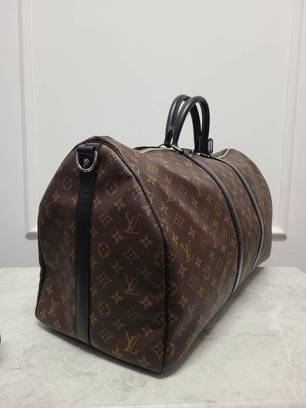 Monogram Macassar Bandouli re Keepall 55 - LOUIS VUITTON - BALAAN 3