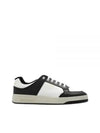 SL 61 Low Top Sneakers Black White - SAINT LAURENT - BALAAN 2