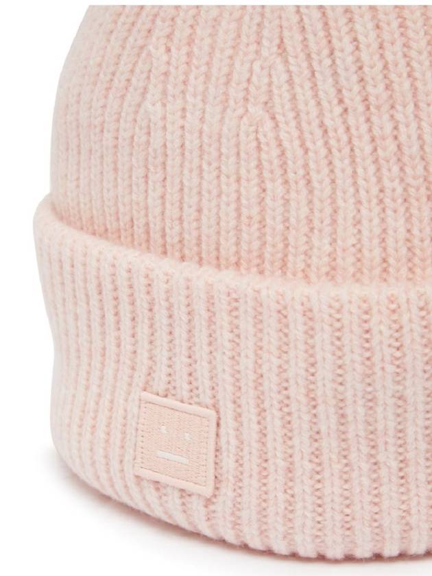 Small Face Logo Beanie Pink - ACNE STUDIOS - BALAAN 4