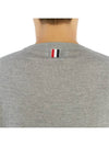 4 Bar Stripe Classic Wool Knit Top Light Grey - THOM BROWNE - BALAAN 8