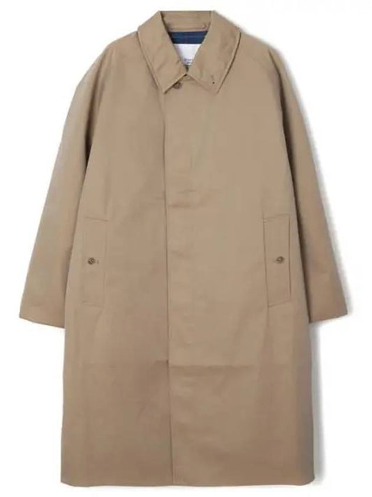 GORE TEX Balmacaan Coat Beige SUBF263 BE GORE TEX Balmacaan Coat - NANAMICA - BALAAN 1