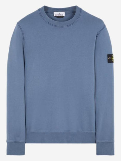 Wappen Patch Crew Neck Sweatshirt Dark Blue - STONE ISLAND - BALAAN 2