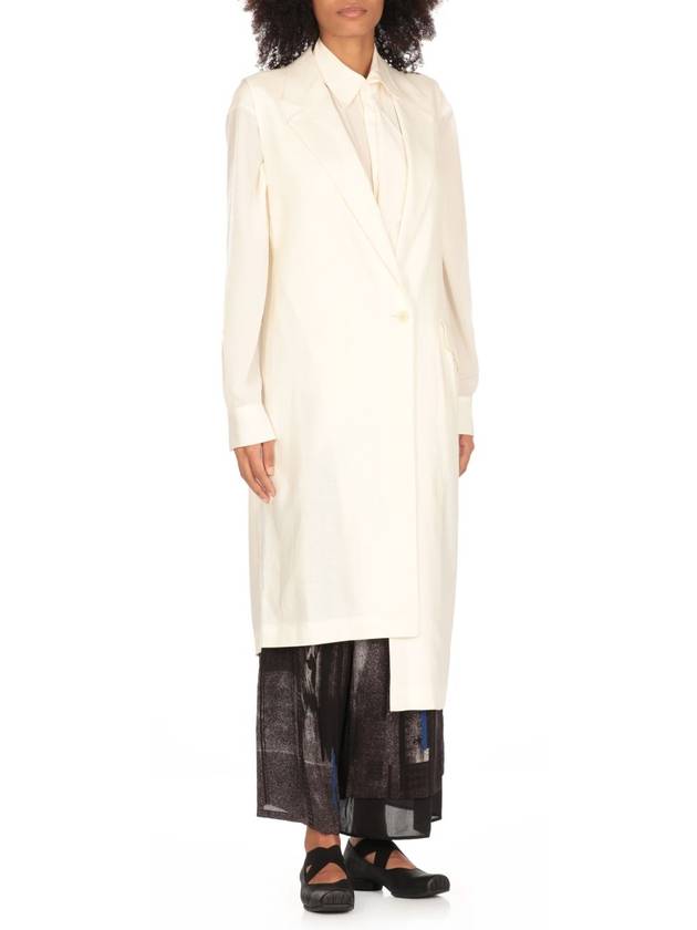 Y'S Coats White - YOHJI YAMAMOTO - BALAAN 3