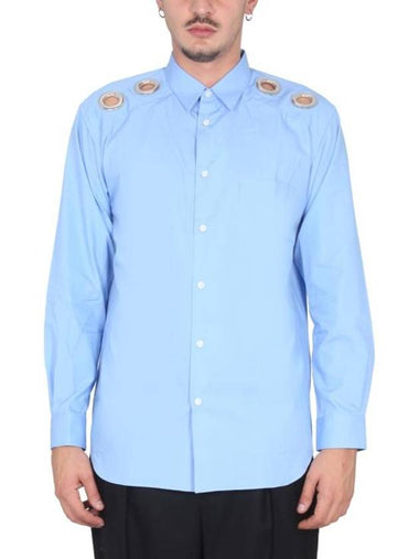 long sleeve shirt FJ B048 1 BLUE - COMME DES GARCONS - BALAAN 1