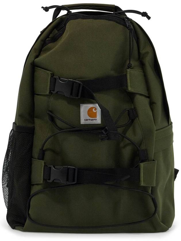 Kickflip Recycled Polyester Canvas Backpack Green - CARHARTT WIP - BALAAN 1