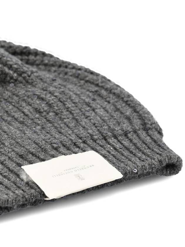 Hat M32373999 CJ079 GRAY - BRUNELLO CUCINELLI - BALAAN 4