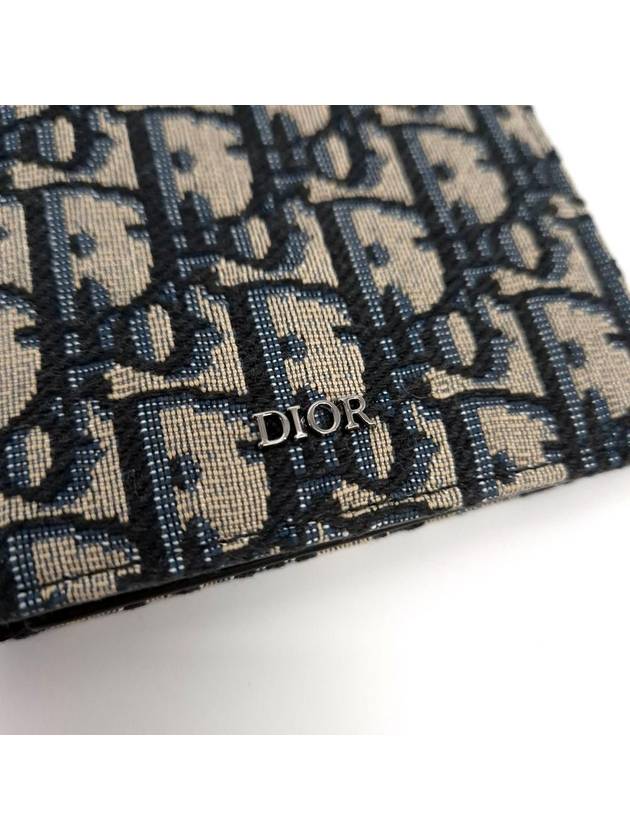 Oblique half wallet 2OBBH027YSE H05E - DIOR - BALAAN 9