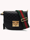 Signature Logo Paddle Lock Oval Cross Bag 779805 A801 - GUCCI - BALAAN 2