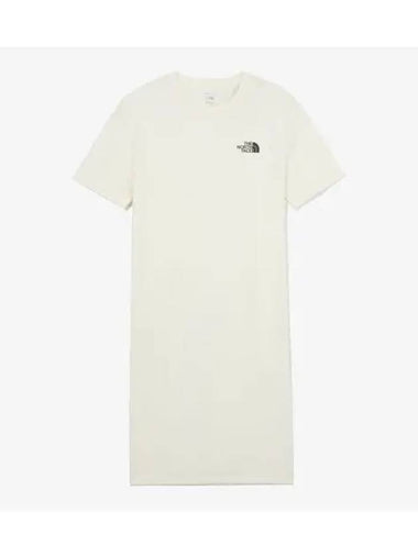 The North Face NT7ZQ41C Women s Essential Short Sleeve Midi Dress - THE NORTH FACE - BALAAN 1