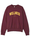 Wellness Sweatshirt Burgundy - SPORTY & RICH - BALAAN 2