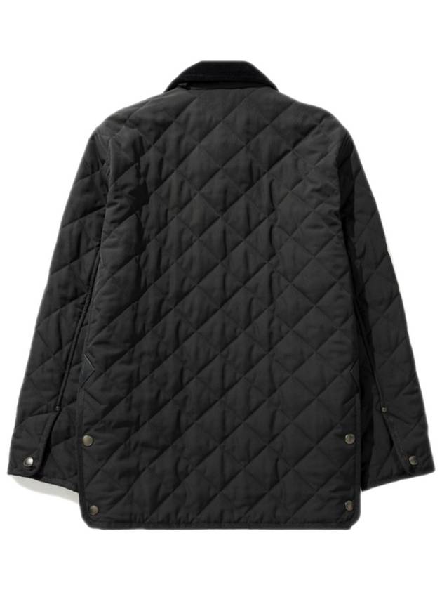 Quilted Thermoregulated Barn Jacket Black - BURBERRY - BALAAN 3