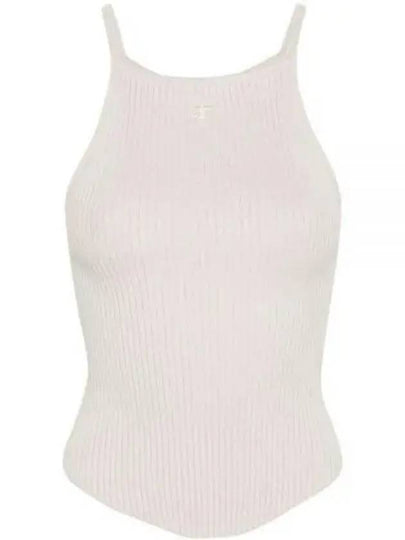 Holistic Ribbed Knit Sleeveless Lime Stone - COURREGES - BALAAN 2