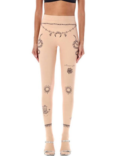 Marine Serre Tattoo Leggings - MARINE SERRE - BALAAN 1