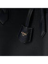 Origami Medium Leather Tote Bag Black - FENDI - BALAAN 7