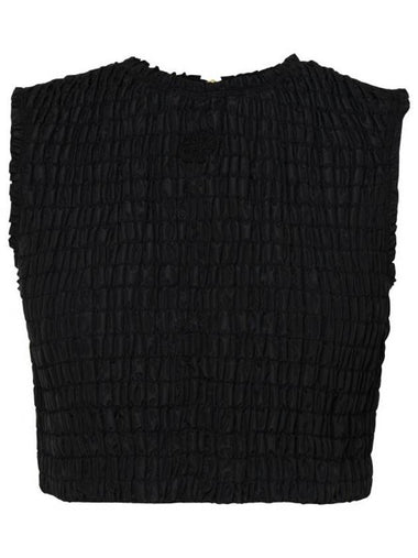 Short Sleeve T-Shirt TO0370011999B Black - PATOU - BALAAN 1