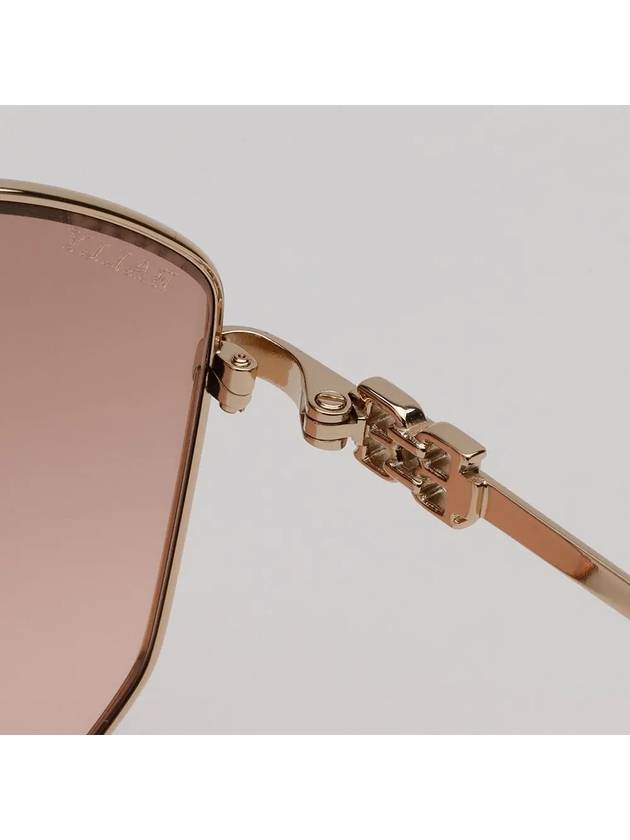 Sunglasses BY0103H 28T metal frame overfit pink round - BALLY - BALAAN 6