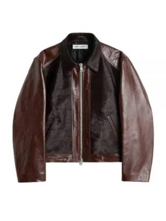 Andalou Leather Jacket Brown - OUR LEGACY - BALAAN 2