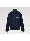 Leather Patch Fleece Blouson 1AGLXL - LOUIS VUITTON - BALAAN 1