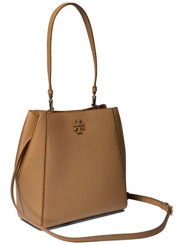 Logo Leather Bucket Bag Tiramisu - TORY BURCH - BALAAN 3