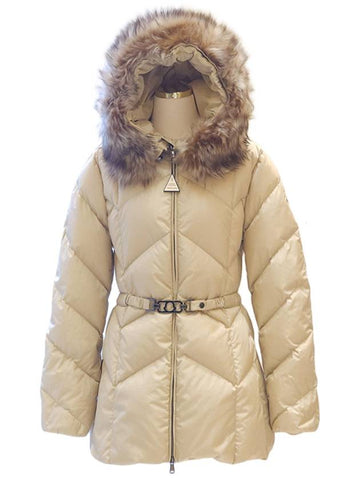 Women s LORIOT Hooded Padded Beige - MONCLER - BALAAN 1