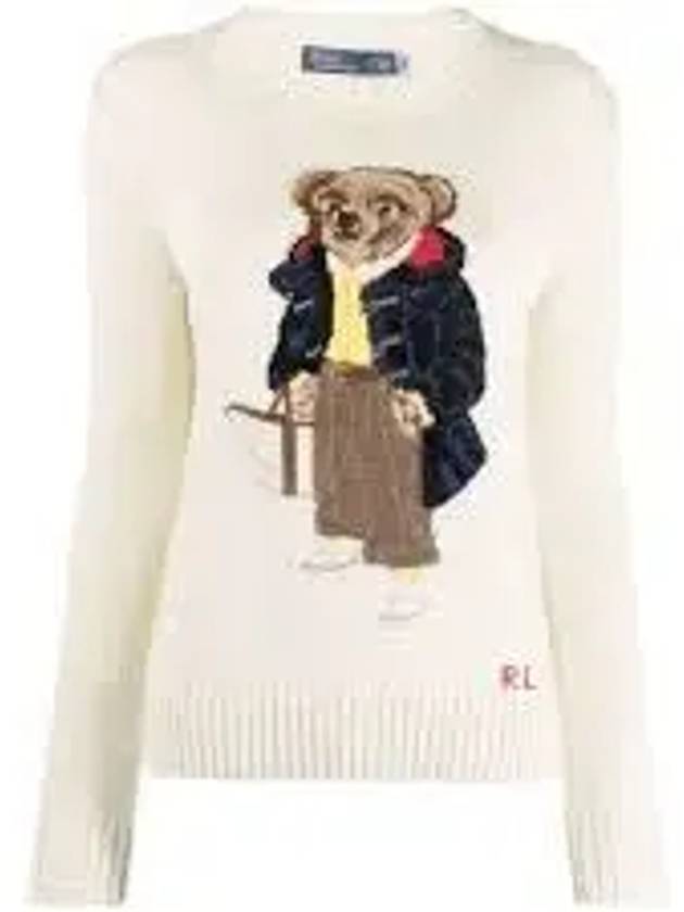 Cotton Bear Knit Top Cream - POLO RALPH LAUREN - BALAAN 2