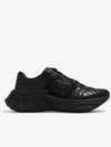 Interlocking G Chunky Leather Low Top Sneakers Black - GUCCI - BALAAN 2