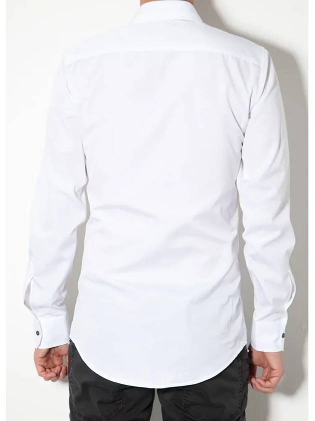 11th Anniversary Denim Pocket Color Scheme Line Shirt White 71DL0647 - DSQUARED2 - BALAAN 3