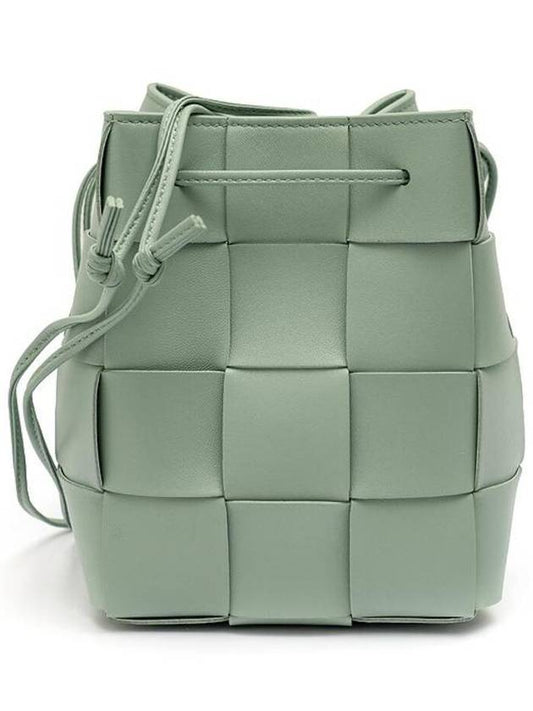 Intrecciato Cassette Small Bucket Bag New Sage - BOTTEGA VENETA - BALAAN 2