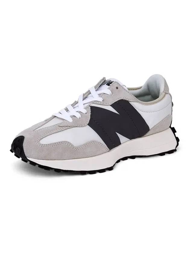 327 Sea Salt Low Top Sneakers Black White - NEW BALANCE - BALAAN 6