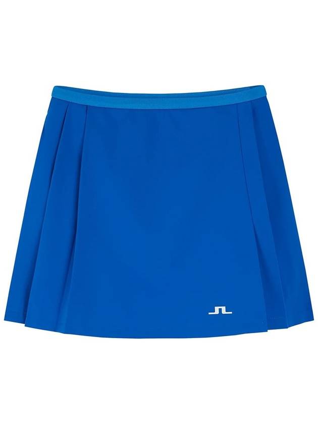 SS Women s Golf Sierra Pleated Skirt Blue - J.LINDEBERG - BALAAN 1