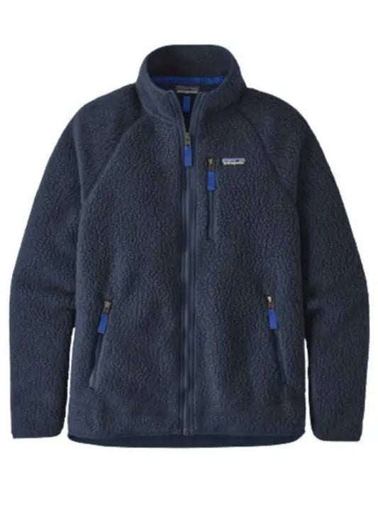 Retro Pile Fleece Zip-Up Jacket Navy - PATAGONIA - BALAAN 2