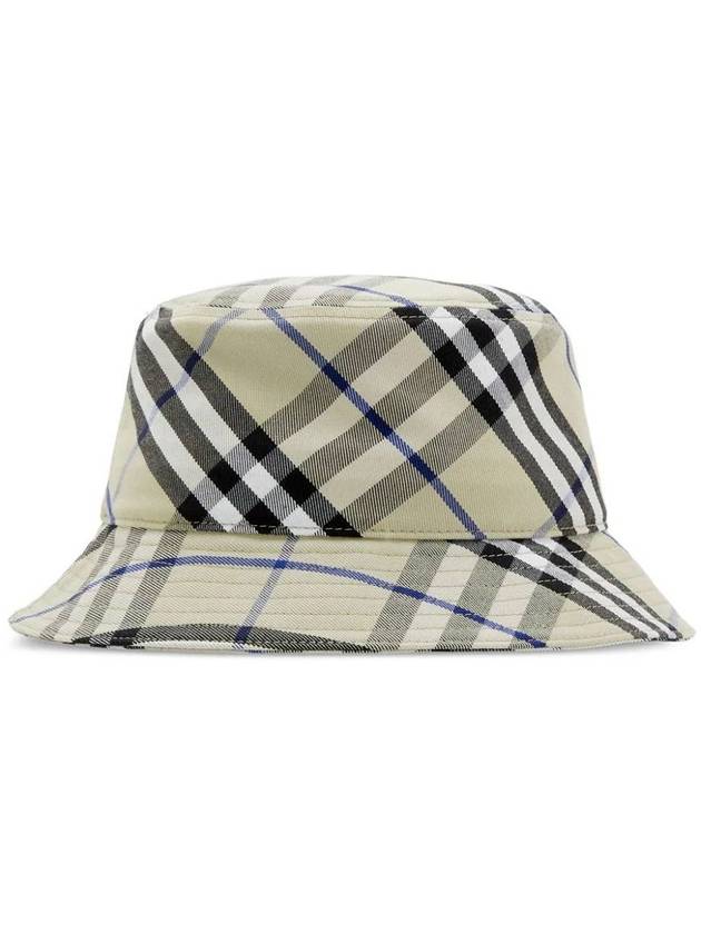 Check Bucket Hat Green - BURBERRY - BALAAN 3