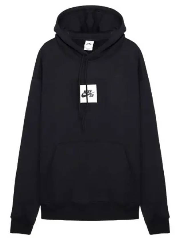 box logo fleece hoodie women - NIKE - BALAAN 1