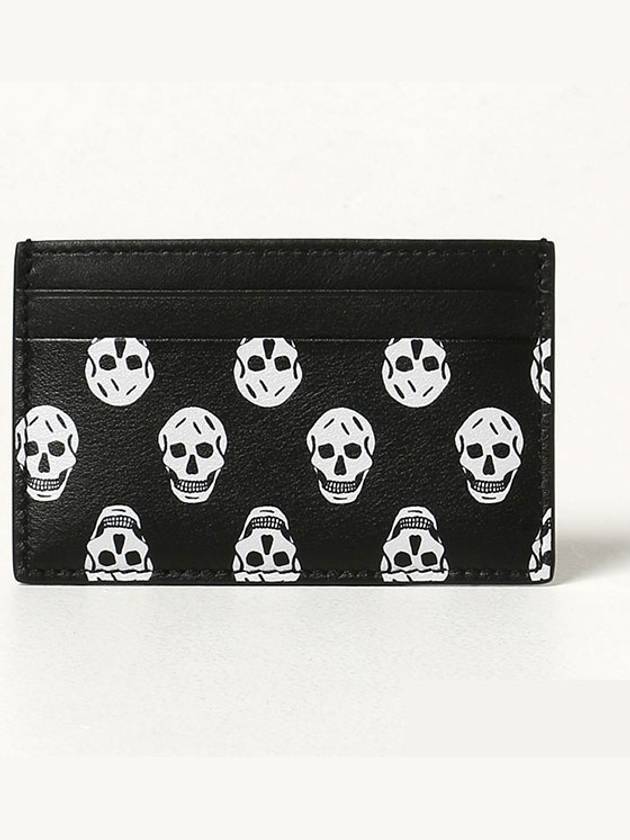 Skull Card Wallet Black - ALEXANDER MCQUEEN - BALAAN 2